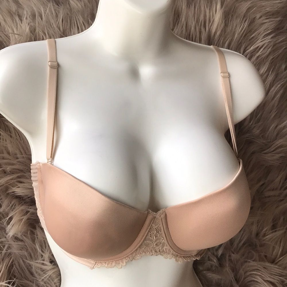 Maidenform Push-up multi-way strapless bra beige
